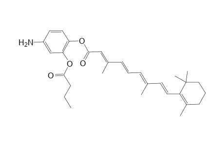 4-Amino-3-(butyryloxy)phenyl (2E,4E,6E,8E)-[3,7-Dimethyl-9-(2,6,6-trimethyl-1-cyclohexenyl)nona-2,4,6,8-tetraenoate