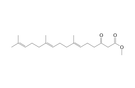 (6E,10E)-3-keto-7,11,15-trimethyl-hexadeca-6,10,14-trienoic acid methyl ester