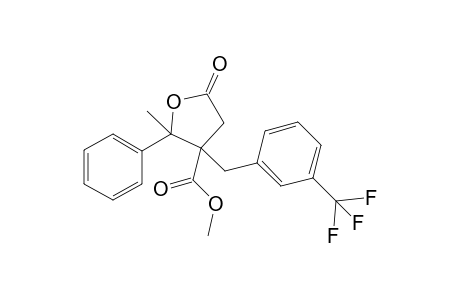 Methyl 2-methyl-5-oxo-2-phenyl-3-(3-trifluoromethyl)benzyl)tetrahydrofuran-3-carboxylate