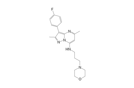 pyrazolo[1,5-a]pyrimidin-7-amine, 3-(4-fluorophenyl)-2,5-dimethyl-N-[3-(4-morpholinyl)propyl]-