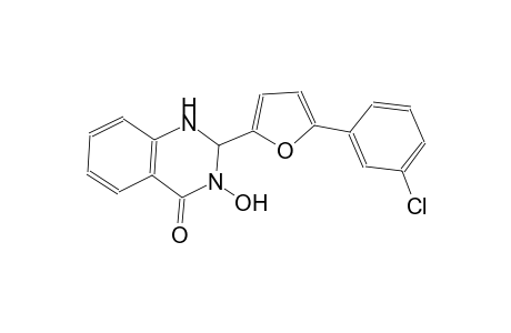 2-[5-(3-chlorophenyl)-2-furyl]-3-hydroxy-2,3-dihydro-4(1H)-quinazolinone