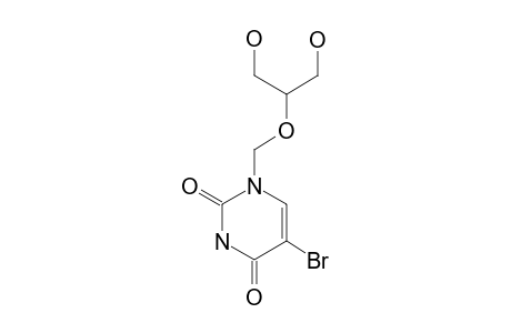 5-bromo-1-[(2-hydroxy-1-methylol-ethoxy)methyl]pyrimidine-2,4-quinone