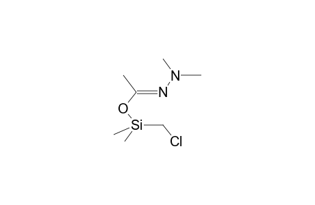 (E)-(CHLOROMETHYL)DIMETHYL(1-N,N-DIMETHYLHYDRAZONOETHOXY)SILANE