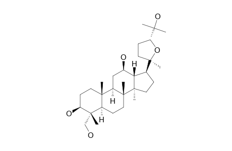 20S,24S-EPOXY-3-BETA,12-BETA,25,28-TETRAHYDROXYDAMMARANE