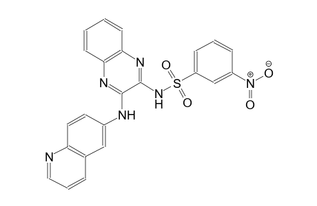 3-nitro-N-[3-(6-quinolinylamino)-2-quinoxalinyl]benzenesulfonamide