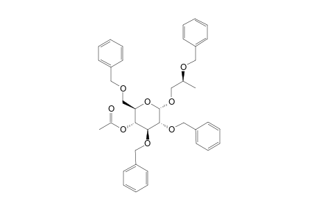 2-O-BENZYL-1-O-(4-O-ACETYL-2,3,6-TRI-O-BENZYL-ALPHA-D-GLUCOPYRANOSYL)-3-DEOXY-(2S)-GLYCEROL