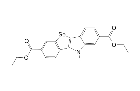 Diethyl N-Methyl-10H-[1]Benzoselinopheno[3,2-b]indole-2,7-dicarboxylate