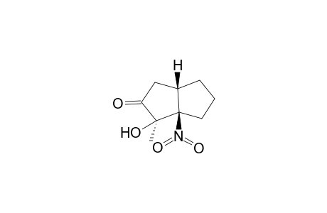 [1R*-(1.alpha.,3a.beta.,6a.beta.)-1-Hydroxy-1-methyl-6a-nitrohexahydro-1H-pentalen-2-one