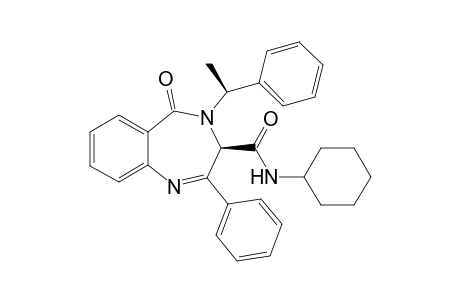 (3R)-N-Cyclohexyl-4-(1-(S)-methylbenzyl)-5-oxo-2-phenyl-4,5-dihydro-3Hbenzo[e][1,4]diazepine-3-carboxamide