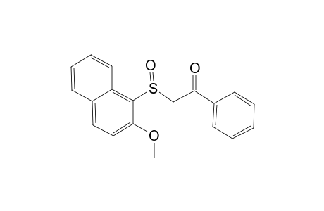2-(2'-Methoxynaphthyl-1'-sulfinyl)acetophenone