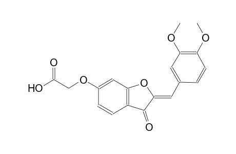 acetic acid, [[(2Z)-2-[(3,4-dimethoxyphenyl)methylene]-2,3-dihydro-3-oxobenzofuranyl]oxy]-