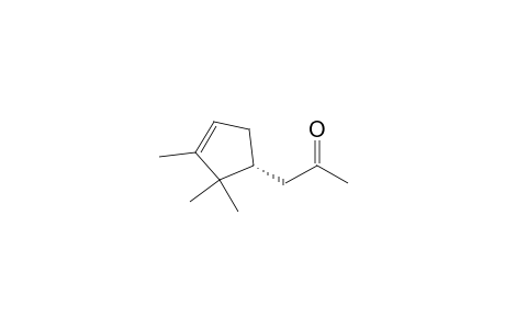 2-Propanone, 1-(2,2,3-trimethyl-3-cyclopenten-1-yl)-, (R)-