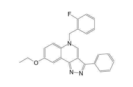 5H-pyrazolo[4,3-c]quinoline, 8-ethoxy-5-[(2-fluorophenyl)methyl]-3-phenyl-