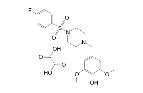 4-((4-((4-fluorophenyl)sulfonyl)piperazin-1-yl)methyl)-2,6-dimethoxyphenol oxalate