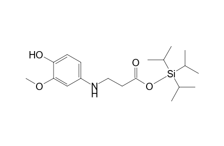 2-Methoxy-4-[N-2-(triisopropylsiloxycarbonyl)ethylamino]phenol