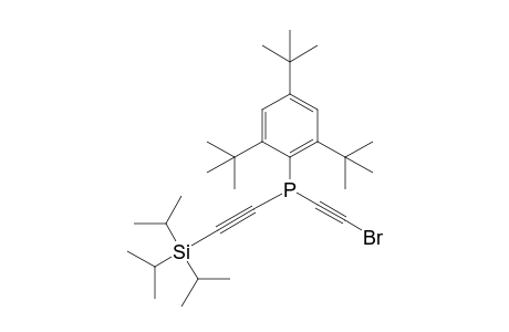 Bromoethynyl-(2,4,6-tri-tert-butyl-phenyl)-[(triisopropylsilanyl)-ethynyl]-phosphane