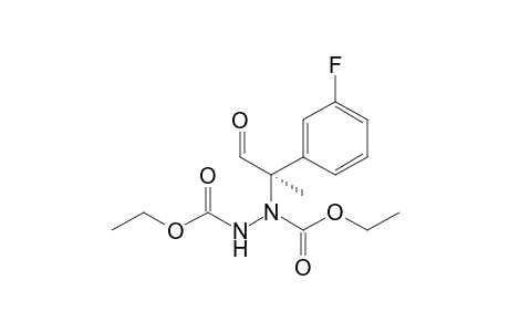 Diethyl (R)-1-(2-(3'-fluorophenyl)-1-oxopropan-2-yl)hydrazine-1,2-dicarboxylate