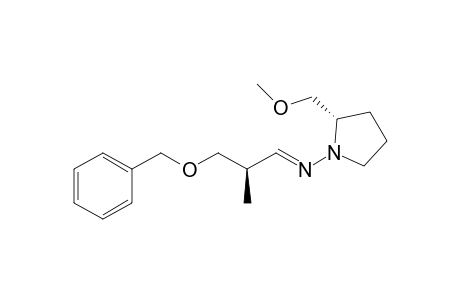 (E)-[(2R)-3-benzoxy-2-methyl-propylidene]-[(2S)-2-(methoxymethyl)pyrrolidino]amine