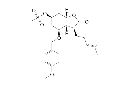 (3S,3aR,4S,6R,7aS)-6-[(Methanesulfonyl)oxy]-4-[(4-methoxybenzyl)oxy]-3-(4-methyl-3-pentenyl)-3a,4,5,6,7,7a-hexahydrobenzo[b]furan-2(3H)-one