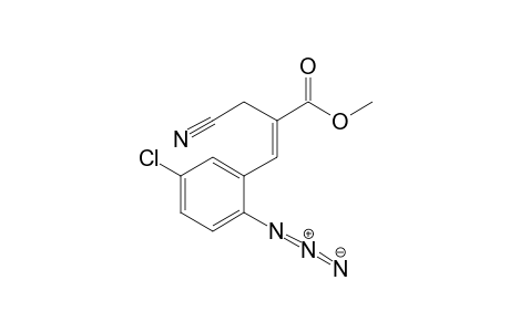 (E)-Methyl 3-(2-azido-5-chlorophenyl)-2-cyanomethylpropenoate
