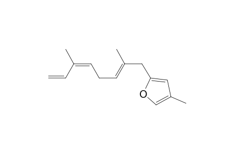 2-[(2E,5Z)-2,6-dimethylocta-2,5,7-trienyl]-4-methyl-furan