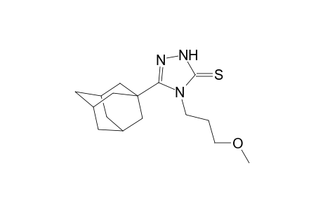 3H-1,2,4-Triazole-3-thione, 2,4-dihydro-4-(3-methoxypropyl)-5-tricyclo[3.3.1.1(3,7)]dec-1-yl-