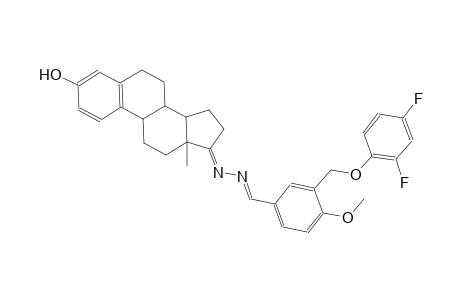 3-[(2,4-difluorophenoxy)methyl]-4-methoxybenzaldehyde [3-hydroxyestra-1,3,5(10)-trien-17-ylidene]hydrazone