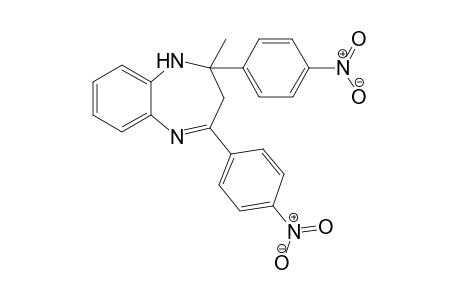 2-Methyl-2,4-bis(4-nitrophenyl)-2,3-dihydro-1H-benzo[b][1,4]diazepine