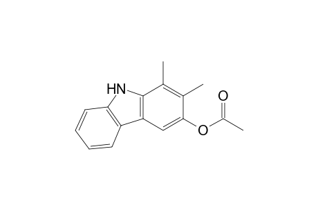9H-Carbazol-3-ol, 1,2-dimethyl-, acetate (ester)