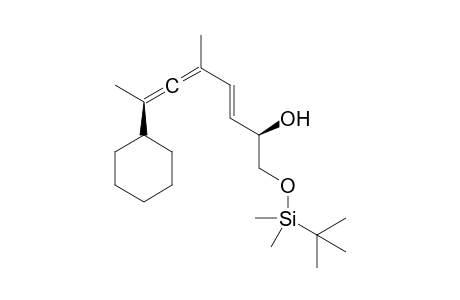 (2R,6S,E)-1-(tert-butyldimethylsilyloxy)-7-cyclohexyl-5-methylocta-3,5,6-trien-2-ol