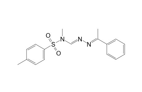 N-methyl-N-{[(alpha-methylbenzylidene)hydrazono]methyl}-p-toluene sulfonamide