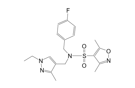 4-isoxazolesulfonamide, N-[(1-ethyl-3-methyl-1H-pyrazol-4-yl)methyl]-N-[(4-fluorophenyl)methyl]-3,5-dimethyl-