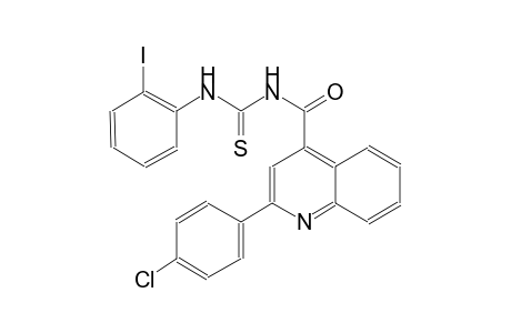 N-{[2-(4-chlorophenyl)-4-quinolinyl]carbonyl}-N'-(2-iodophenyl)thiourea