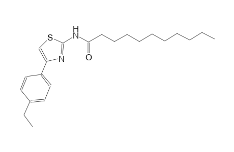 N-[4-(4-ethylphenyl)-1,3-thiazol-2-yl]undecanamide