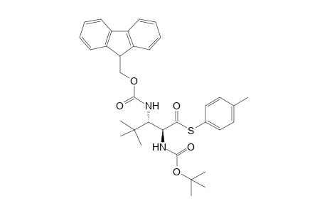 4-(N-Fluoren-9-ylmethoxycarbonylamino)-5-(tert-butyloxycarbonylamino)-5-(tolylthiocarbonyl)-2-methylpentane