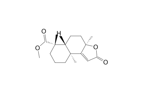 Naphtho[2,1-b]furan-6-carboxylic acid, 2,3a,4,5,5a,6,7,8,9,9a-decahydro-3a,6,9a-trimethyl-2-oxo-, methyl ester, [3aR-(3a.alpha.,5a.beta.,6.alpha.,9a.alpha.)]-