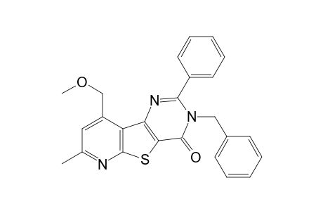 Pyrido[3',2':4,5]thieno[3,2-d]pyrimidin-4(3H)-one, 9-(methoxymethyl)-7-methyl-2-phenyl-3-(phenylmethyl)-