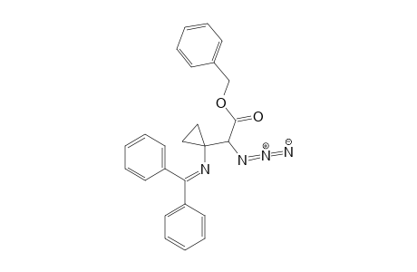 benzyl 2-azido-2-[1-(diphenylmethyleneamino)cyclopropyl]acetate