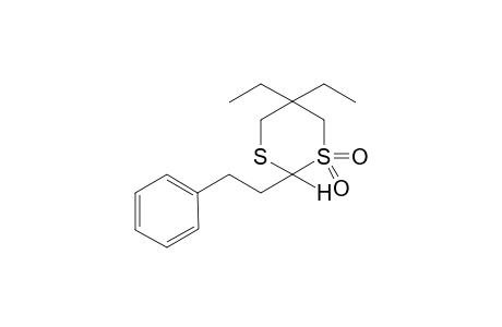 5,5-Diethyl-2-phenethyl-1,3-dithiane-1,1-dioxide