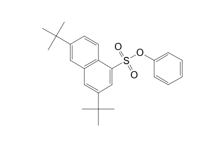 3,6-di-tert-butyl-1-naphthalenesulfonic acid, phenyl ester