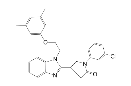 2-pyrrolidinone, 1-(3-chlorophenyl)-4-[1-[2-(3,5-dimethylphenoxy)ethyl]-1H-benzimidazol-2-yl]-