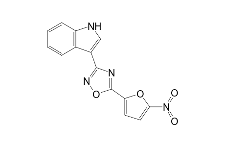 3-(Indol-3-yl)-5-(5-nitro-2-furyl)-1,2,4-oxadiazole