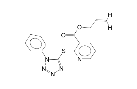 allyl 2-(1-phenyl-1H-5-tetrazolylthio)pyridine-3-carboxylate