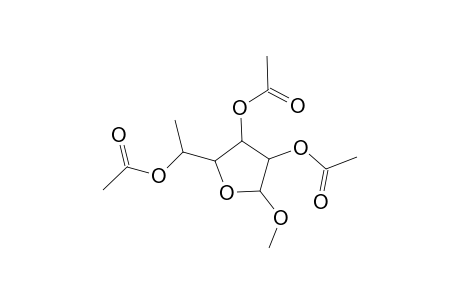 Methyl 2,3,5-tri-O-acetyl-6-deoxyhexofuranoside