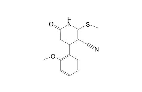 4-(2-methoxyphenyl)-2-(methylsulfanyl)-6-oxo-1,4,5,6-tetrahydro-3-pyridinecarbonitrile