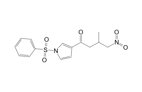 1-(1-besylpyrrol-3-yl)-3-methyl-4-nitro-butan-1-one