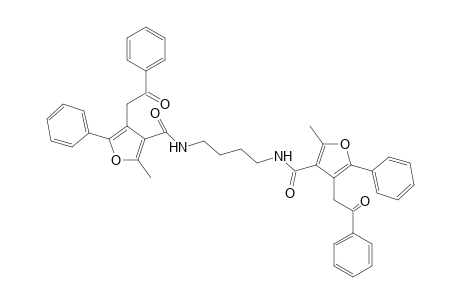 2-Methyl-N3-[4-({[2-methyl-4-(2-oxo-2-phenylethyl)-5-phenyl-3-furyl]carbonyl}amino)butyl]-4-(2-oxo-2-phenylethyl)-5-phenyl-3-furamide