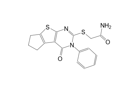 acetamide, 2-[(3,5,6,7-tetrahydro-4-oxo-3-phenyl-4H-cyclopenta[4,5]thieno[2,3-d]pyrimidin-2-yl)thio]-