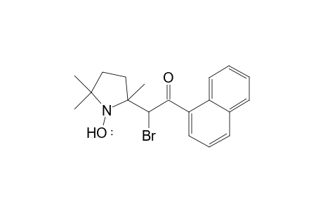 2-[1-Bromo-2-oxo-2-(1-naphthyl)ethyl]-2,5,5-trimethylpyrrolidin-1-oxyl radical