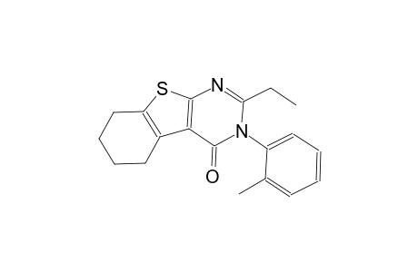 benzo[4,5]thieno[2,3-d]pyrimidin-4(3H)-one, 2-ethyl-5,6,7,8-tetrahydro-3-(2-methylphenyl)-